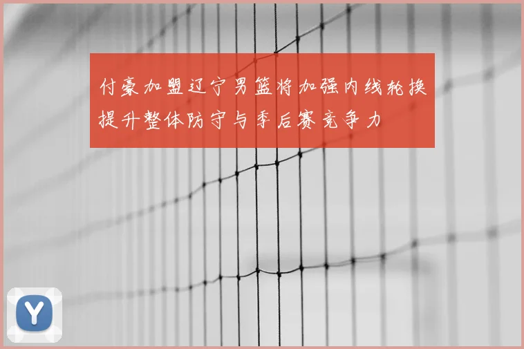 付豪加盟辽宁男篮将加强内线轮换提升整体防守与季后赛竞争力